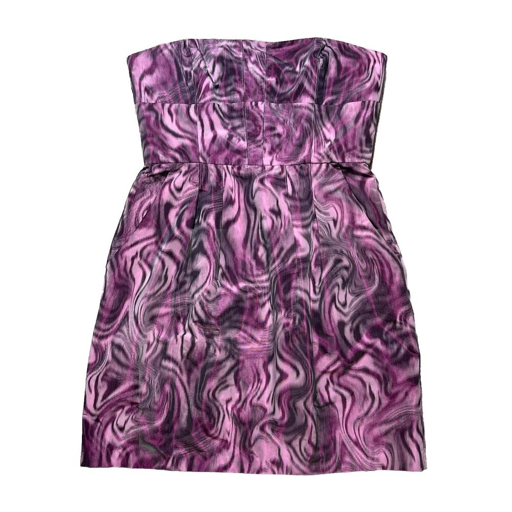 NWT BCBG MaxAzria Martina Mini Dress Womens 10 Purple Cocktail Homecoming $248